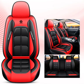 Kit Completo de Capas Automotivas Luthier em 100% Couro Legítimo Universal (Serve Para Todos os Carros!) + Brinde: Kit de Tapetes