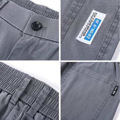 [Leve 3 Pague 2] Calça Masculina Axel em Seda Gelo e Poliéster (Estilo Imponente e Moderno!)