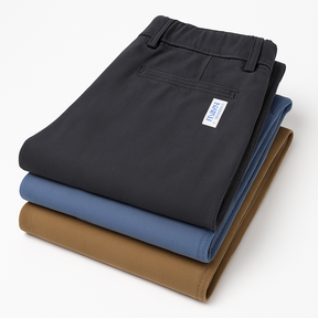 [Leve 3 Pague 2] Calça Masculina Axel em Seda Gelo e Poliéster (Estilo Imponente e Moderno!)