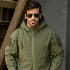 [COMPRE 2 LEVE 3] Jaqueta Militar Tática Masculina Operax em Nylon Reforçado com Poliéster + BRINDES: Cinto, Carteira e Relógio