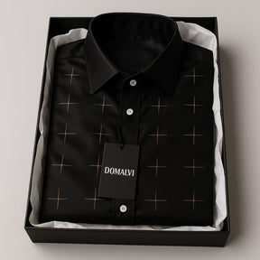 [Leve 5 Pague 3] Kit Camisas Sociais Royal Class em Tecido Premium de Seda Gelo e Lyocell (Edição Limitada) + 3 BRINDES: Cinto, Carteira e Relógio