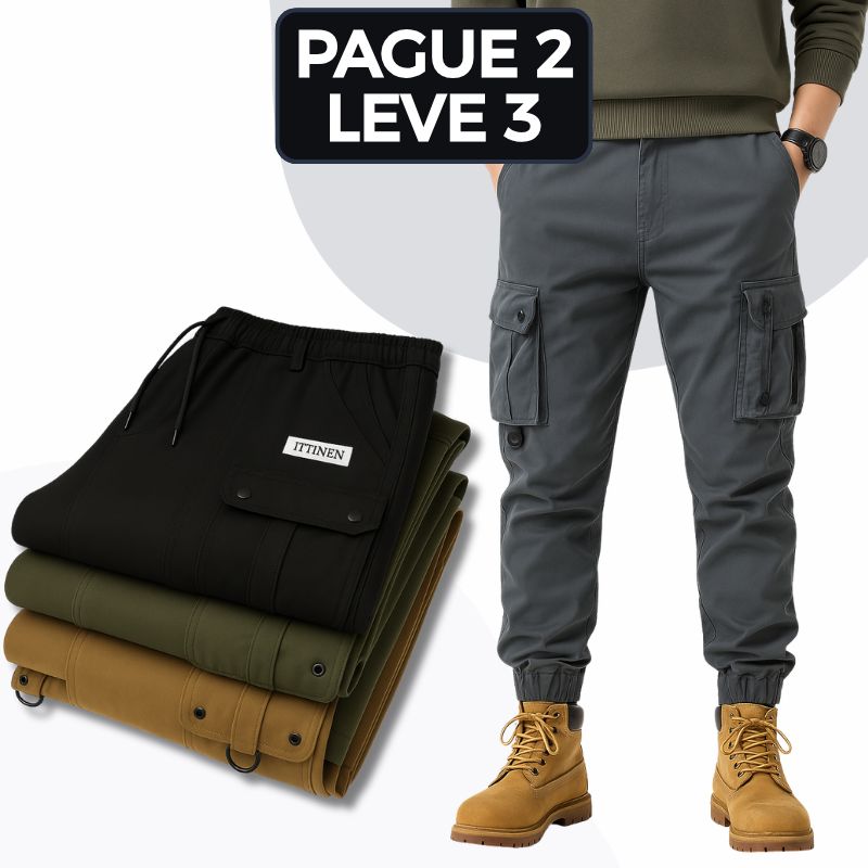 [Leve 3 Pague 2] Calça Militar Soldier em Tecido RipStop e Poliéster (Qualidade e Robustez Para Encarar de Tudo!)